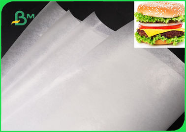 Eco Friendly Greaseproof Newsprint Paper Roll Oil Resistant 35GSM For Fast Food Wrapping