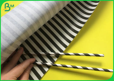 Eco Friendly Straw Wrapping Paper Roll Width 16mm For Drinking Straws
