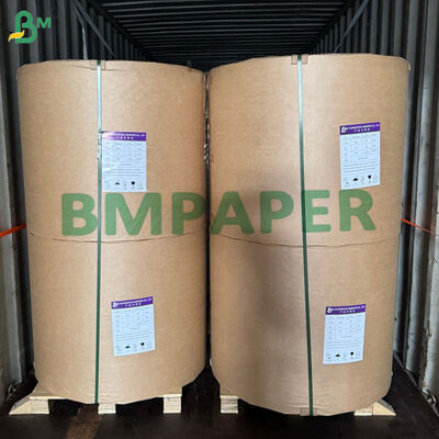 35g+6g PE Coated Brown Kraft Paper For Sugar Sachets 90cm 100cm Heat Sealable