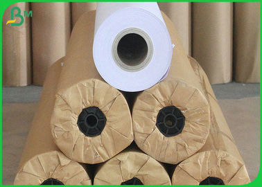 High Whiteness Garment Plotter Paper Roll 40 Gsm - 80gsm For Textile Factory