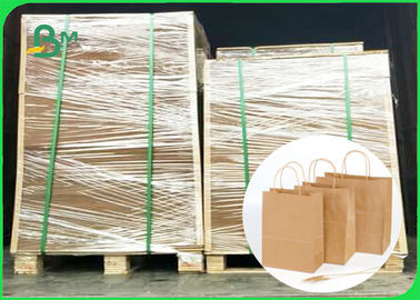 126gsm - 300gsm Recycled Good Stiffness Brown Kraft Paper For Packing