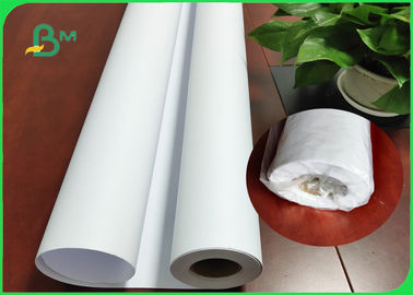 36Inch * 150M White Plotter Paper Good Stiffiness For Canon Plotter Printer