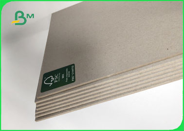 Grade AA / AAA Grey Chip Board Thickness Customized 1000mm Recycled Paper