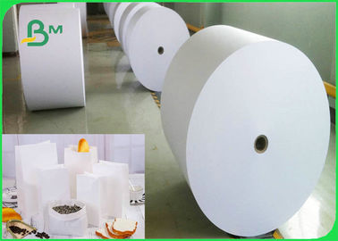 Food Grade Bleached White Kraft Paper Roll For Meat Package 60gsm 70gsm