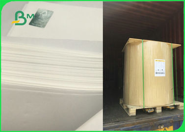 60gsm 70gsm 80gsm 120gsm Bleached White Kraft Paper Roll Food Safe FSC FDA EU ISO