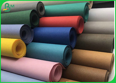 0.3MM TO 0.8MM Washable Kraft Paper Fabric / Biodegradable Paper In Roll