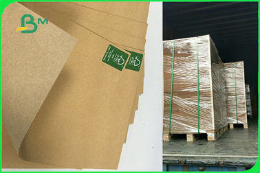 110gsm To 220gsm Recycled Brown Kraft Liner Paper Board Sheet FDA EU FSC