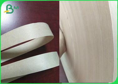 FDA FSC 60gsm Unbleached Kraft Paper 15mm Roll For Paper Straws Making