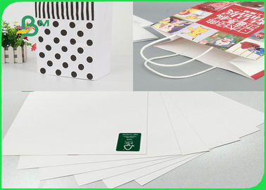 Width 748mm × 528mm High Stiffness 250gsm White Top Liner Paper For Packing