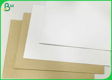 Coated single sided 300G 350G White Clay Coated Kraft Board / Duplex Board Sheets