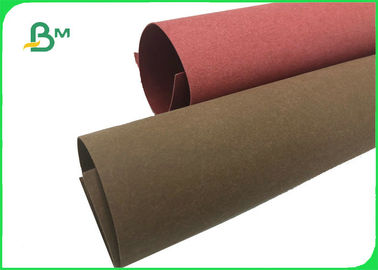 Good Toughness Colorful Red / Green Washable Kraft Natural Paper For Plant Bag