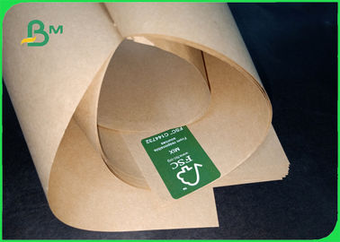 Food Grade 40 50 60 70 80gsm Tear Resistance Brown Kraft Paper For Food Packing