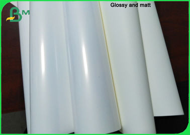 Recyclable Non - Tearable PP Coating Synthetic Paper For Adhesive Labels