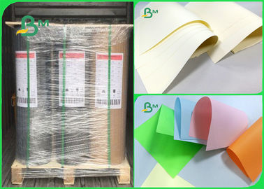 60 70 80gsm Woodfree Paper / Offset Paper FSC Cream Or Other Other Color In Roll
