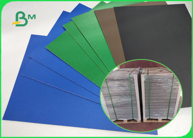 Blue / Green / Red / Black Lacquered Solid Paperboard 1.5mm 72 * 102cm