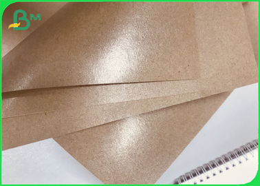 Poly Coated Natural Kraft Paper Rolls 1 Side 50gsm For Food Wrapping