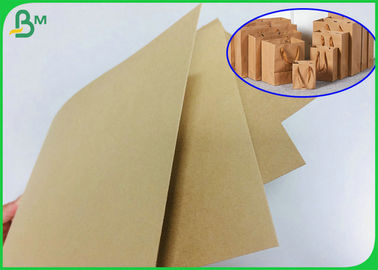 300gr 350gr 400gr Smooth Surface Brown Kraft Paper Roll  In Reel Package