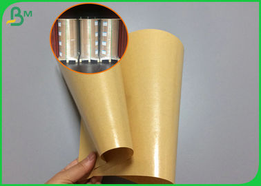 45gr 47gr Brown Kraft Food Packaging Paper Roll With 1 Side PE Coating