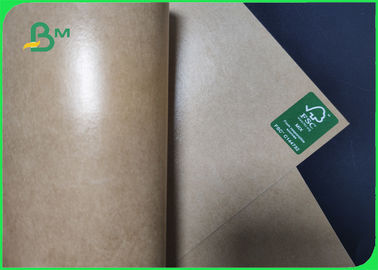 Virgin Pulp 170gsm + PE10g Unbleached Kraft Paper Roll For Food Waterproof