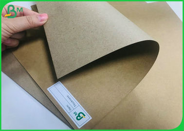 Recycled Pulp 200g 220g Brown color Kraft Liner Paper Roll For Making Carton