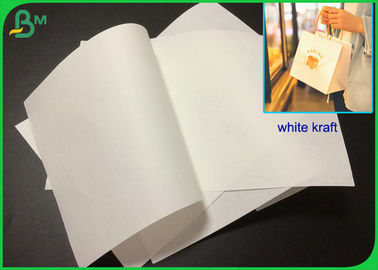 100g 120g Strong Strength Bleached White Kraft Paper For Shoping Bags