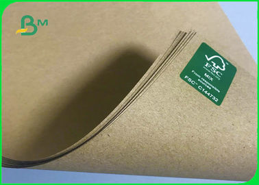 100GSM 120GSM Recycled Brown Kraft Paper Roll For Groceries Bags