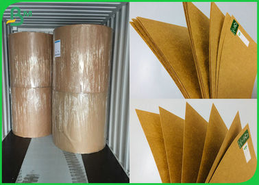 350g 400g Hight Strength Brown Kraft Paper Food Grade For Notebook Covers