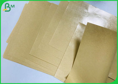 Brown Colour 12gsm Poly Laminated Virgin 80gsm Kraft Paper Rolls For Packaging