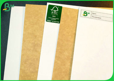 Food Grade 300gsm 325gsm White Top Kraft Liner Board For Take Away Boxes