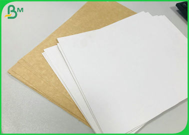 FDA Approved 250g 365g White Lined Coated brown Back Kraft Liner Board For Food Package