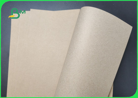 Wood Pulp 160gsm 200gsm Kraft Paper Roll For Stationery Folding Resistance