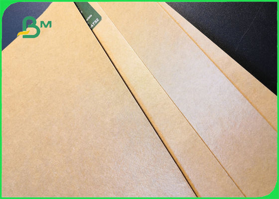 Food Grade 300gsm + 15g PE Brown Recyclable Paper For Snack Boxes Waterproof