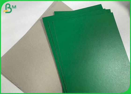 Durable 1.5mm 1.8mm Recycled Green Mounted Grey Paper Cardboard Sheets 70 * 100cm