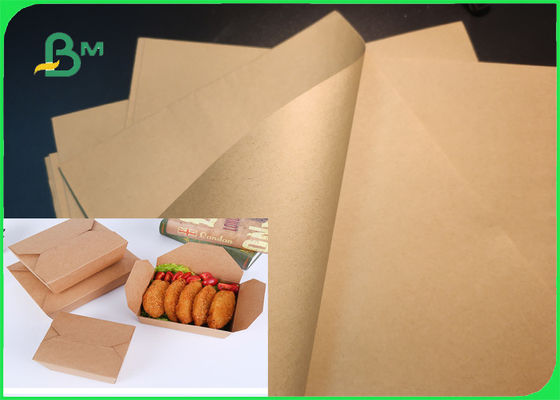 Wood Pulp 40gsm 50gsm Brown Kraft Paper For Shopping Bag Tear Resistance