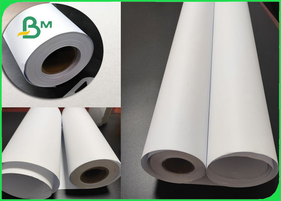 Recycled 20LB Engineering Copier Paper Rolls Opaque White Bond