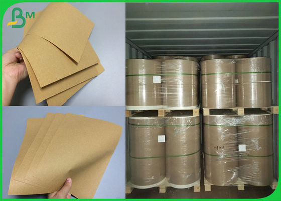 70gsm 120gsm  Soft Surface Brown Kraft Paper For Shopping Bags