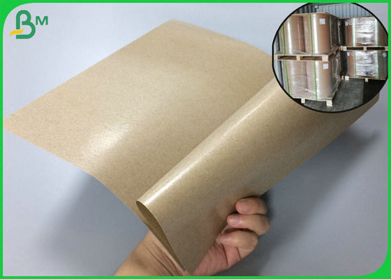 80g + 15g PE Unbleached Coated PE Kraft Paper To Fresh Meat Wrapping