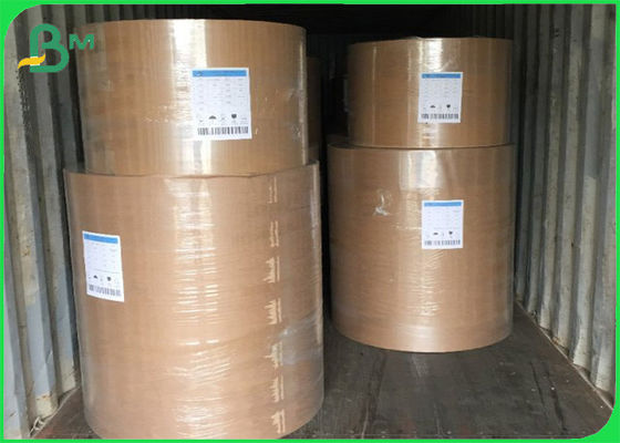 Food Grade 120gsm Brown Kraft Paper Jumbo Roll For Paper Bags