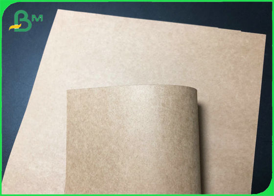 Uncoated FDA Approved Kraft Paper Rolls For Making Moisture Proof Fast Food Boxes