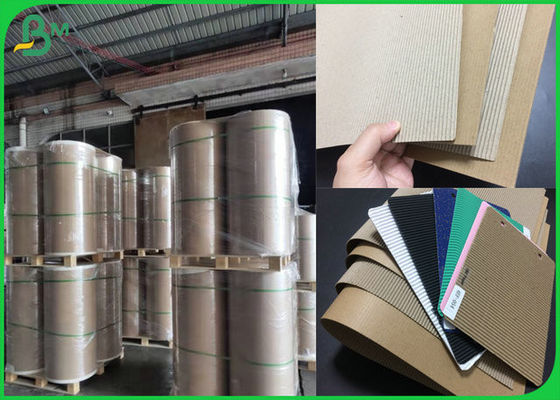 E - Flute Corrugated Board 100gsm 120gsm To Make Anti-scald Paper Cup Sleeve