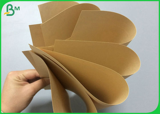 Smooth Surface 115gsm 140gsm Bamboo Pulp Kraft Paper Roll Recycled Material