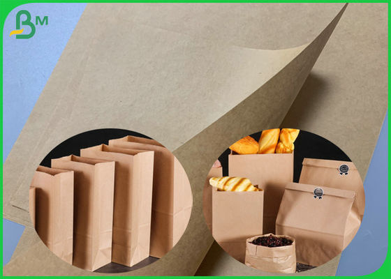 60g 80g Eco Friendly Virgin Brown Kraft Paper For For Snack Pouches Packaging