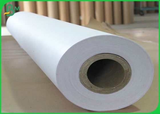 Uncoated 92 Bright White Plotter Paper  2''  Core 80GSM 30'' x 150'