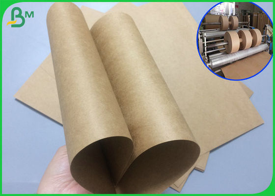 300gsm 350gsm Pure Kraft Paper Roll Brown Color With 600mm width x 200m