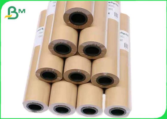 23&quot; 35&quot; 90gsm 100gsm Uncoated Brown Kraft Paper Roll For Packaging Bag