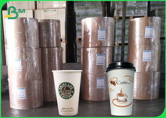 345GSM 330+ 15 GSM PE Coating Cupstock Paper For Hot Beverages Cupps