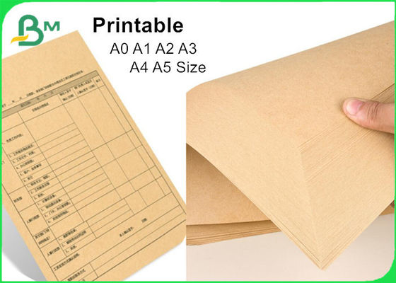 A0 A1 A2 A3 A4 Size 80gsm to 250gsm Ream Packing Printable Kraft Paper