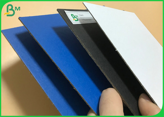 Strong 1.5mm 2mm Thick Black White Laminated Cardboard Sheet for durable box