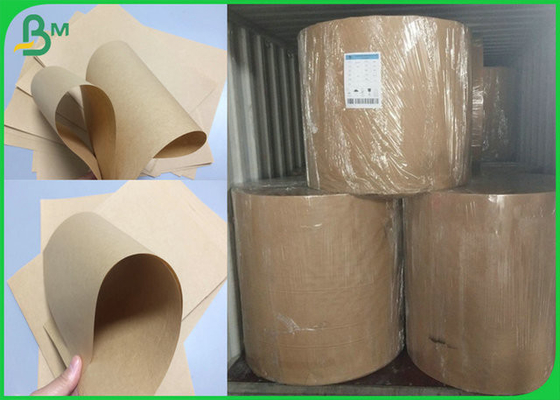 Unbleached Uncoated 50gsm 65gsm Virgin Brown Kraft Paper For Food Pack Bags