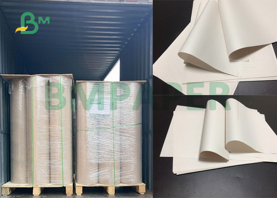 Recycled 66cm 76cm Reel Size 42gr 45gr 48.8gr Newsprint Paper For Normal Package